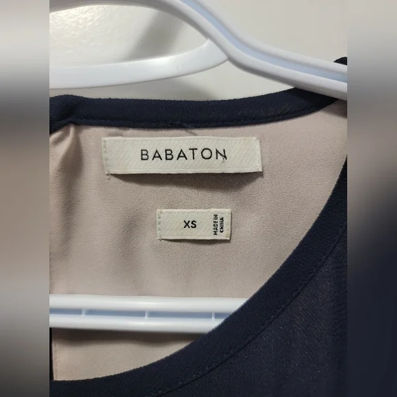 Babaton keegan romper navy blue xs - Picture 4 of 10